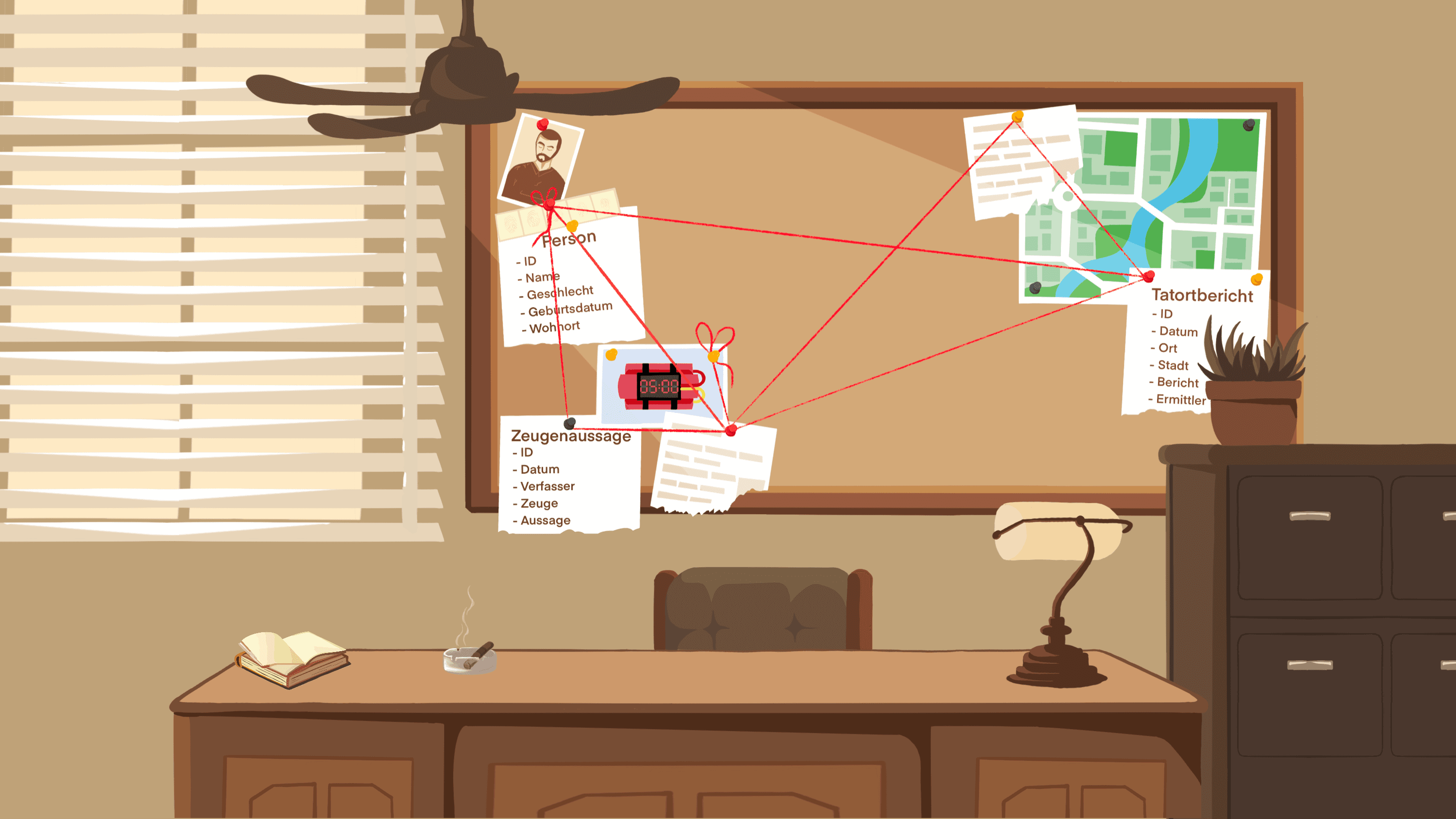 Screenshot von SQL-Adventure